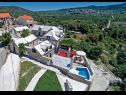 Hiša za počitnice Mari 1 - with pool: H(6+1) Donji Humac - Otok Brač  - Hrvaška  - rastlinje (hiša in okolica)