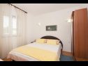 Apartmaji Sreca - 150m from the beach A1 - Zeleni(2), A2 - Zuti(2) Mirca - Otok Brač  - Apartma - A2 - Zuti(2): spalnica