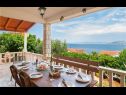 Hiša za počitnice Lumos - panoramic view & olive garden: H(10) Postira - Otok Brač  - Hrvaška  - H(10): terasa