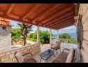 Hiša za počitnice Lumos - panoramic view & olive garden: H(10) Postira - Otok Brač  - Hrvaška  - terasa