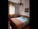 Apartmaji Bor - cosy & afordable: A1(3) Supetar - Otok Brač  - Apartma - A1(3): spalnica