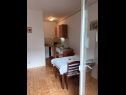 Apartmaji Bor - cosy & afordable: A1(3) Supetar - Otok Brač  - Apartma - A1(3): kuhinja in jedilnica