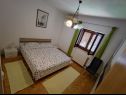 Apartmaji Dragi - 250 m from the beach: A1(6) Supetar - Otok Brač  - Apartma - A1(6): spalnica