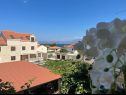 Apartmaji Dragi - 250 m from the beach: A1(6) Supetar - Otok Brač  - Apartma - A1(6): pogled z balkona