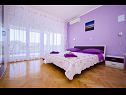 Apartmaji Ljuba - nice garden: A2(4+1) Plavi, A4(8+1), A1(2+2) Okrug Gornji - Otok Čiovo  - Apartma - A4(8+1): spalnica