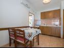 Apartmaji Dane - 30m from the sea: A1(4+1), A2(4+1), A3(3+2), A4(2+3) Okrug Gornji - Otok Čiovo  - Apartma - A2(4+1): kuhinja in jedilnica