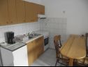 Apartmaji Marija - seaview: A1(2+1), A2(4), A3(2), A4(6+2) Novi Vinodolski - Riviera Crikvenica  - Apartma - A1(2+1): kuhinja in jedilnica