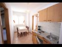 Apartmaji Nikola - free parking A11(4+1), A12(4) Mlini - Riviera Dubrovnik  - Apartma - A11(4+1): kuhinja in jedilnica