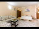 Apartmaji Mir - 50m from the sea A1(2+2), A2(2+1), A3(2), A4(4+2), A5(2+2) Fažana - Istra  - Apartma - A1(2+2): dnevna soba