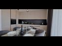 Apartmaji Mark 1 - 100 m from sea A1(6), A2(6) Medulin - Istra  - Apartma - A1(6): kuhinja in jedilnica