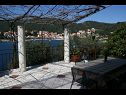Apartmaji Robert - 5m from the sea: A1(2+1), A2(4+2) Brna - Otok Korčula  - terasa