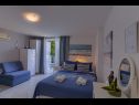 Apartmaji Vedro - 50 m from sea: 1- Red(4+1), 2 - Purple(2+1), 3 - Blue(2), 4 - Green(2+2) Korčula - Otok Korčula  - Studio apartma - 3 - Blue(2): interijer