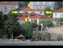 Apartmaji Vedro - 50 m from sea: 1- Red(4+1), 2 - Purple(2+1), 3 - Blue(2), 4 - Green(2+2) Korčula - Otok Korčula  - hiša