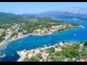 Apartmaji Relax - 50 m from sea: A1(2+2) Lumbarda - Otok Korčula  - rastlinje (hiša in okolica)