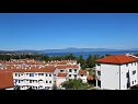 Apartmaji Jasna A1(4+1), A2(6+1) Malinska - Otok Krk  - pogled