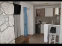 Apartmaji Insula Insule - rustic & peaceful: SA1(2+1), SA2(2+1) Skrbčići - Otok Krk  - Studio apartma - SA1(2+1): kuhinja in jedilnica