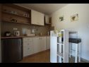 Apartmaji Insula Insule - rustic & peaceful: SA1(2+1), SA2(2+1) Skrbčići - Otok Krk  - Studio apartma - SA1(2+1): kuhinja in jedilnica