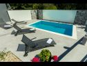 Hiša za počitnice Krk - with private pool: H(6+2) Soline - Otok Krk  - Hrvaška  - bazen