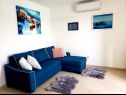 Apartmaji Blue - right at the beach: A3(2+2) Ilovik (Otok Ilovik) - Otok Lošinj  - Apartma - A3(2+2): dnevna soba
