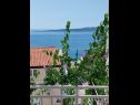 Apartmaji Josip - 150 m from beach with free parking A1(3), A2(5), A3(2+2) Baška Voda - Riviera Makarska  - Apartma - A3(2+2): pogled na morje