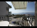 Apartmaji Robert - sea view : A1(4+1), A2(4+2) Brela - Riviera Makarska  - Apartma - A2(4+2): pogled s terase