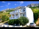 Apartmaji Via - 250 m from sea: SA2(2), SA3(2), SA4(2), SA1(2) Brela - Riviera Makarska  - hiša