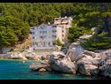 Apartmaji Draga - 10 m from sea: A1(4+2), A2(2+2) Brela - Riviera Makarska  - hiša