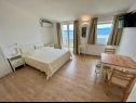 Apartmaji Via - 250 m from sea: SA2(2), SA3(2), SA4(2), SA1(2) Brela - Riviera Makarska  - Studio apartma - SA3(2): spalnica