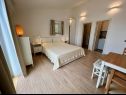 Apartmaji Via - 250 m from sea: SA2(2), SA3(2), SA4(2), SA1(2) Brela - Riviera Makarska  - Studio apartma - SA4(2): spalnica