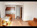 Apartmaji Sea View - cosy & comfortable: A2 Zaborke(4), A4 Somina(2+2) Brist - Riviera Makarska  - Apartma - A4 Somina(2+2): kuhinja in jedilnica
