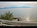 Apartmaji Bale - right at the beach: A1 Plaza(4) Brist - Riviera Makarska  - pogled na morje
