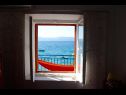 Apartmaji Inga - right at the beach: A1(2+3) Brist - Riviera Makarska  - Apartma - A1(2+3): pogled z okna