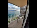 Apartmaji Danka - affordable and at the beach: SA1(2) Brist - Riviera Makarska  - Studio apartma - SA1(2): balkon