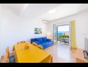 Apartmaji Horizont - 150 m from pebble beach: A1-Filip(4+2), A2-Mario(4+2) Brist - Riviera Makarska  - Apartma - A1-Filip(4+2): jedilnica
