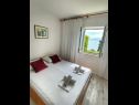 Apartmaji Sea View - cosy & comfortable: A2 Zaborke(4), A4 Somina(2+2) Brist - Riviera Makarska  - Apartma - A2 Zaborke(4): spalnica