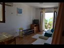 Apartmaji Jozo - 150 m from pebble beach: A1(2), A2(2), A3(2), A4(4), A5(4) Gradac - Riviera Makarska  - Apartma - A1(2): dnevna soba