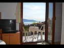 Apartmaji Jozo - 150 m from pebble beach: A1(2), A2(2), A3(2), A4(4), A5(4) Gradac - Riviera Makarska  - Apartma - A2(2): dnevna soba
