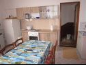Apartmaji Graci - 20 m from pebble beach: A1(4) Gradac - Riviera Makarska  - Apartma - A1(4): kuhinja in jedilnica