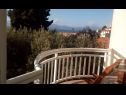 Apartmaji Biljana - 150m from beach: A1(2+1), A2(2+2), A3(5), A4(2+2) Gradac - Riviera Makarska  - Apartma - A2(2+2): pogled z balkona