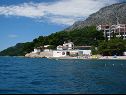 Apartmaji Bianca - very nice sea view: A1 Blanka(2+2) Igrane - Riviera Makarska  - plaža