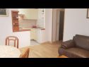 Apartmaji Mila - 2 bedrooms and free parking: A4(4), A5(5) Makarska - Riviera Makarska  - Apartma - A5(5): kuhinja in jedilnica