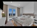 Apartmaji Prgo - with view and parking: A1(6), A2(6), A3(4) Makarska - Riviera Makarska  - Apartma - A3(4): spalnica