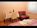 Apartmaji in sobe Ljuba - 130 meter from sea SA1(2), SA2(2+1), SA6(2+1), A4(2+1), R3(2+1), R7(2+1) Makarska - Riviera Makarska  - Studio apartma - SA1(2): spalnica