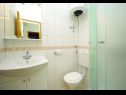 Apartmaji in sobe Ljuba - 130 meter from sea SA1(2), SA2(2+1), SA6(2+1), A4(2+1), R3(2+1), R7(2+1) Makarska - Riviera Makarska  - Studio apartma - SA6(2+1): kopalnica s straniščem