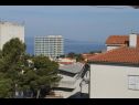 Apartmaji Jadro - 250 m from beach A1(4), A2Gornji(2+1), A3Srednji(2+1), A4Prizemlje(2) Makarska - Riviera Makarska  - Apartma - A1(4): pogled s terase