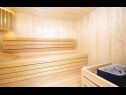 Apartmaji Luxury - heated pool, sauna and gym: A1(2), A2(2), A3(4), A4(2), A5(4), A6(2) Makarska - Riviera Makarska  - savna