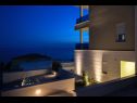 Apartmaji Luxury - heated pool, sauna and gym: A1(2), A2(2), A3(4), A4(2), A5(4), A6(2) Makarska - Riviera Makarska  - pogled na morje