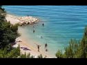 Apartmaji Marin - 20m to the beach: A1(5) Podgora - Riviera Makarska  - plaža