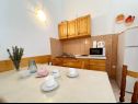Apartmaji Tomo - 10 m from beach: A1(2+2), SA2(2) Zaostrog - Riviera Makarska  - Apartma - A1(2+2): kuhinja in jedilnica