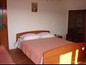 Apartmaji Dragan - Economy Apartments: A1 Veci (4+1), A2 Manji (4+1) Jezera - Otok Murter  - Apartma - A1 Veci (4+1): spalnica
